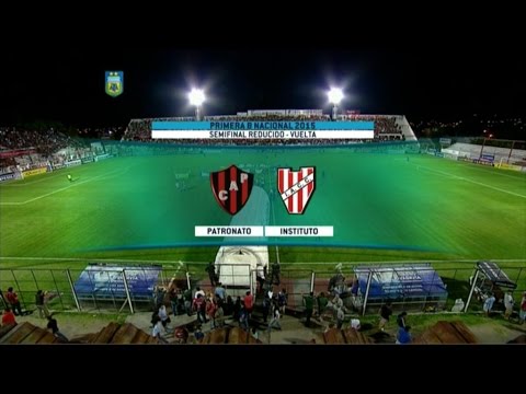 Futbol en vivo. Patronato - Instituto. Desempate B Nacional 2015. FPT.