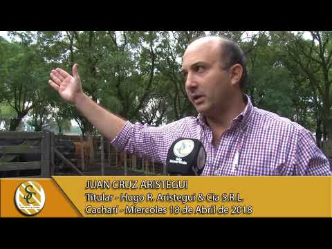 18-04-18 Nota Juan Cruz Aristegui - Hugo R. Aristegui & Cia S.R.L. - Cacharí.