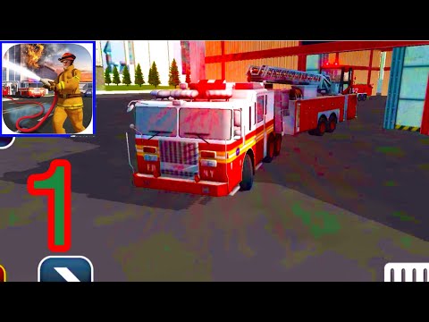 American Firefighter Simulator gameplay walkthrough part-1 (iOS/Android)