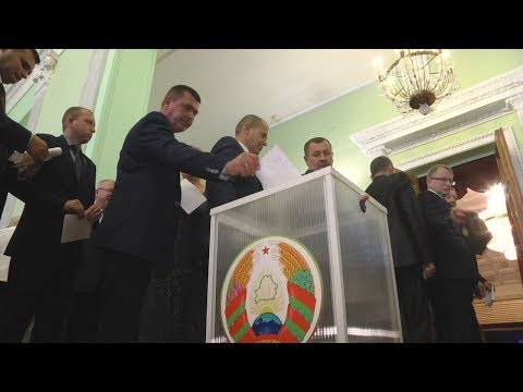 У Гомелі выбралі членаў Савета Рэспублікі видео