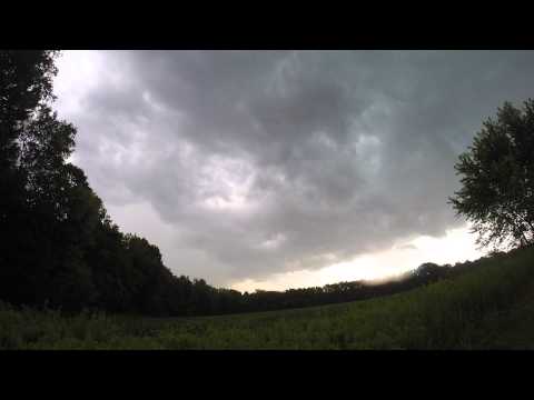 Storm Timelapse - Worth Twp Slippery Rock, Pa 7-21-2015
