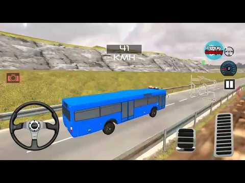 Indian Police Bus Simulator, Bus Transporter New Blue Bus Unlocked, Android GamePlay (HD)
