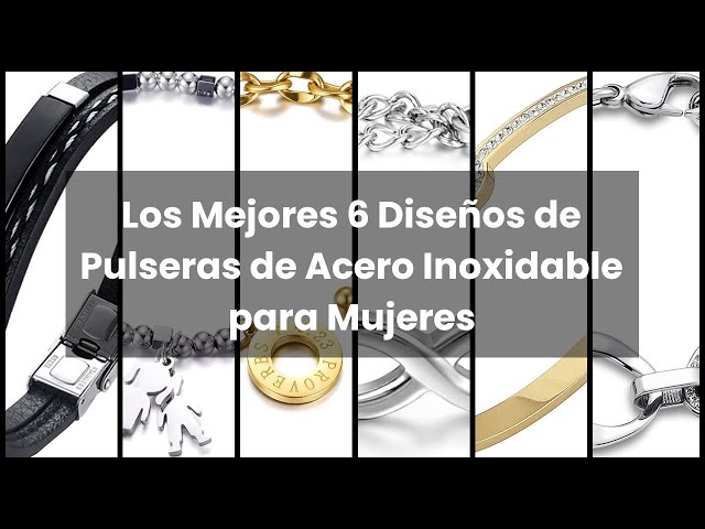 Vídeo relacionado con JEYORZY 6 Pcs Pulsera Mujer Acero Inoxidable, Pulseras Cadena de Pulsera Ajustable Apilables Pulseras de Plata, Cadena para Mujer