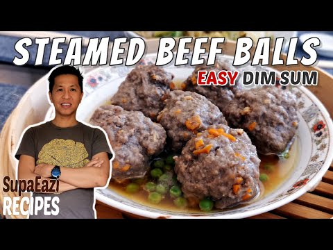 How to make Chinese Meatballs | Dim Sum Beef Balls Recipe
