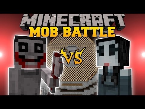 Jeff The Killer Vs. Jane The Killer - Minecraft Mob Battles - Arena Battle - Creepy Pasta Mod