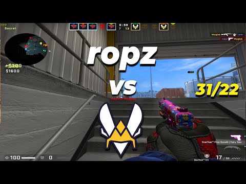 CS GO POV FaZe ropz (31/22) vs Vitality (nuke) - ESL Pro League Season 17