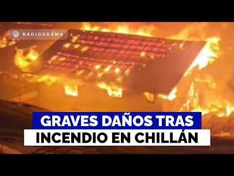 Los daños tras gran incendio que destruyó Hotel Alto Nevados en las Termas de Chillán
