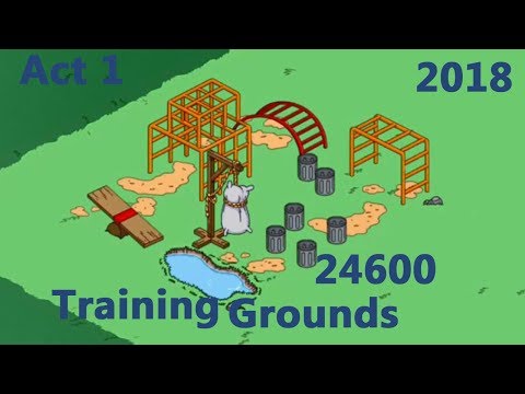 TRAINING GROUNDS UNLOCK BART ROYALE EVENT 2018 THE SIMPSONS TAPPED OUT OUT ACT 1