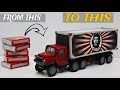 How To Make Matchbox Truck Vintage Tata Truck Made From Matchbox Matchbox DIY Miniature Craft