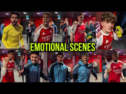 MUST WATCH: Arsenal Squad ERUPTS in the Tunnel After Everton Victory