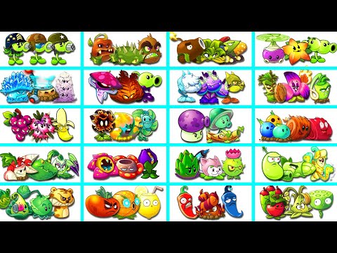 Random 20 Team China & International Plants Battlez - Who Will Win? - Pvz 2 Team Plant