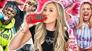 Are YouTuber Drinks *Actually* Good (PRIME by Logan Paul/KSI, Addison Rae + MORE)