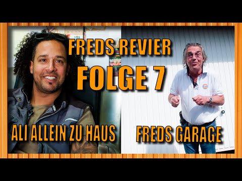 At Fred's junkyard (Fred shows secret garage | Ali in the boss's chair) | Fred's territory episode 7