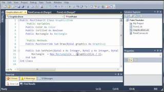 Visual Basic Tutorial - 169 - Paint Part 2 Building GraphicsItem