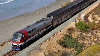 preview picture of video 'Amtrak Veterans Unit 42 on the Surf Line'