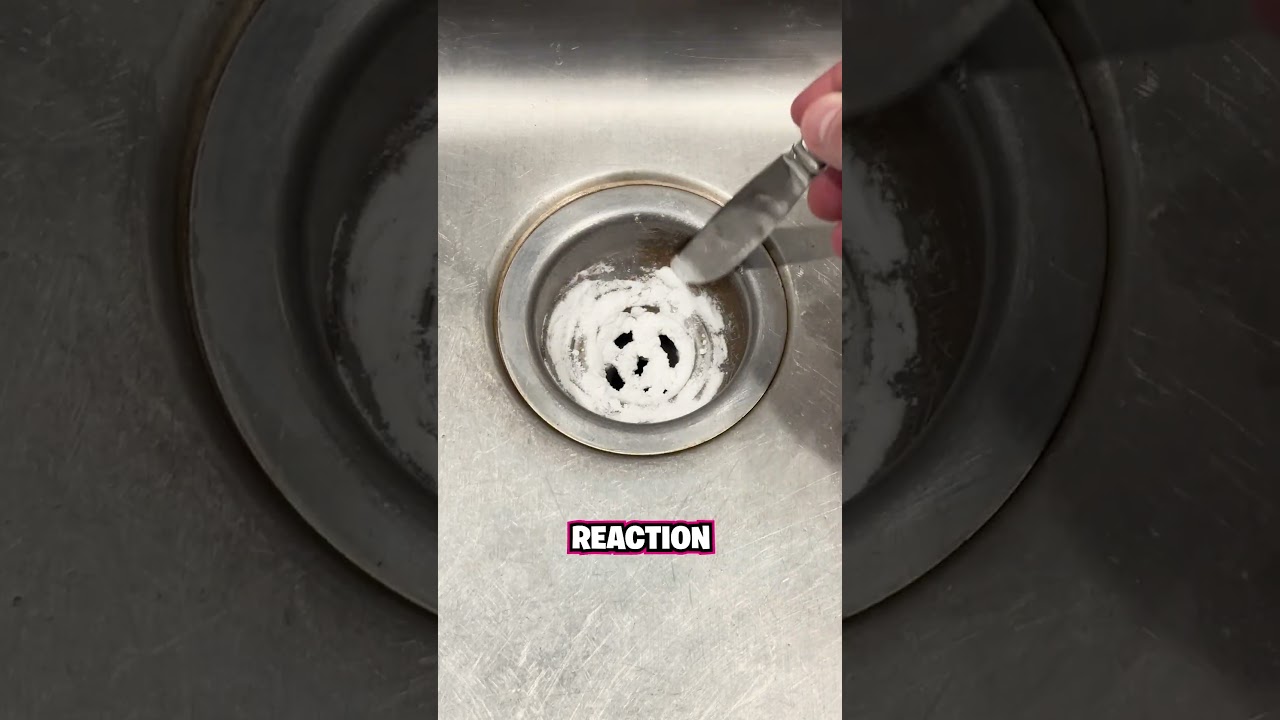 How To Clean Kitchen Sink Drain! 💦