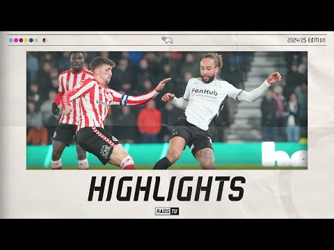 HIGHLIGHTS | Derby County Vs Sunderland