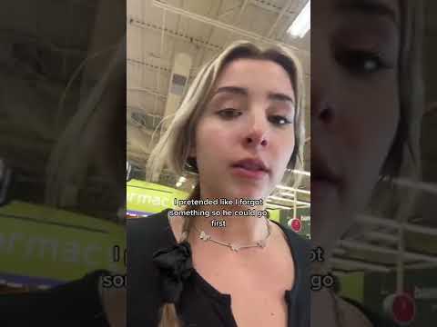 I was being followed in a grocery store