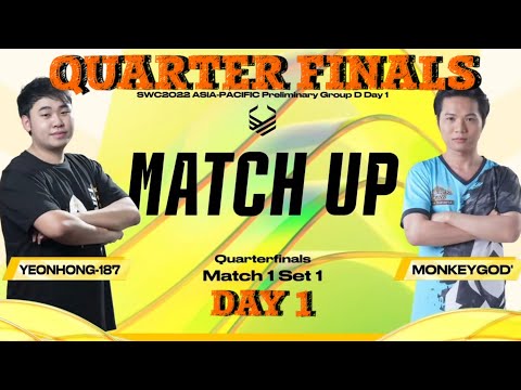 YEONHONG-187 vs MONKEYGOD' - Quarter Finals SWC2022 APAC Preliminary Group D Day 1 - Summoners War