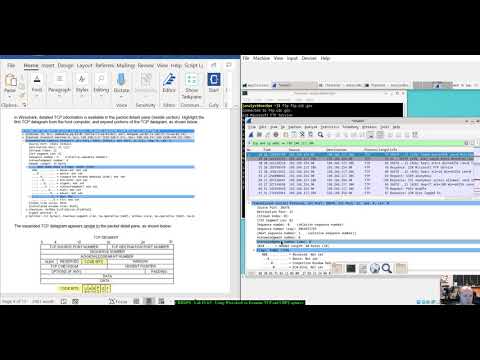 CBROPS - 10.4.3 Lab - Using Wireshark to Examine TCP and UDP Captures