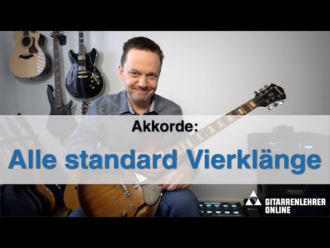 AKKORDE FÜR POP UND JAZZ: Alle Standard Vierklänge (Drop 2 und Drop 2&3 Voicings)