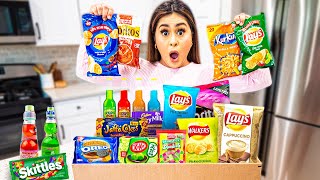 Trying EXOTIC SNACKS From Around The World **mouth watering**