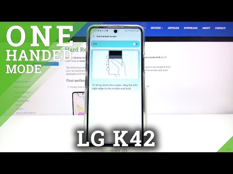 Enable One-Handed Mode - LG K42 & Managing by One Hand