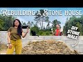 Challenge Accepted! BUILDING A STONE CABIN from scratch