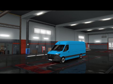ETS2 V 1.35 MERCEDES SPRINTER TRYING OUT NEW THINGS