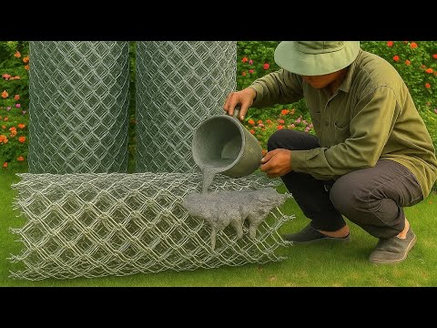 Amazing Creative Cement Art // How to Make Easy and Unique Cement Flower Pots at Home