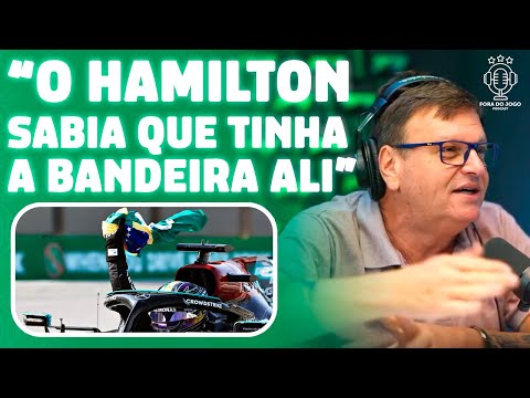 LEWIS HAMILTON EM INTERLAGOS 2021 E OS BASTIDORES NA TRANSMISSÃO HISTÓRICA COM SÉRGIO MAURÍCIO