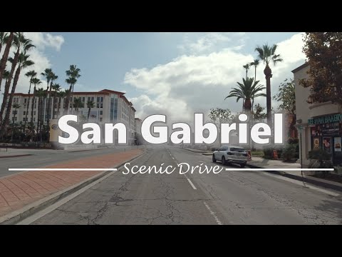 Driving in Downtown San Gabriel, California - 4K60fps