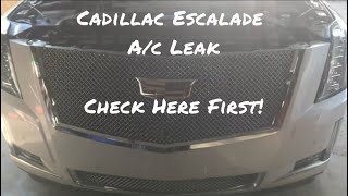 Cadillac Escalade A/C Blowing Warm Check This First!!