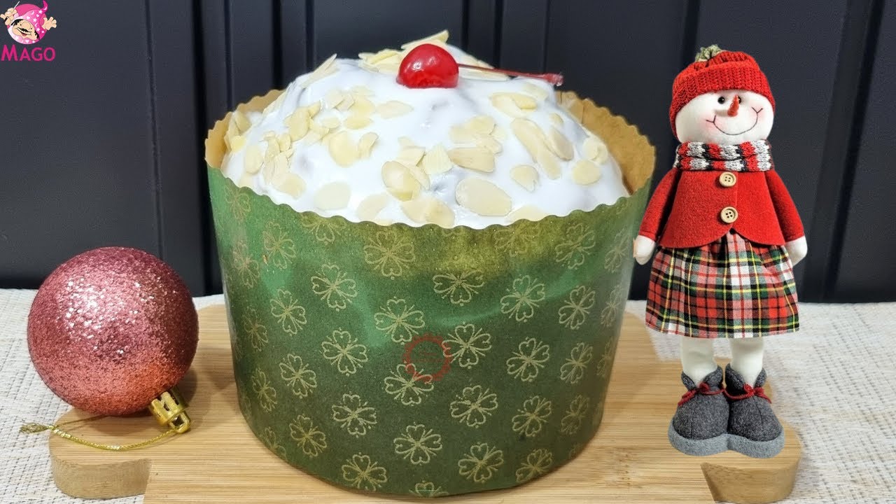 PANETONE DE 1 OVO MUITO FÁCIL! 5 MINUTOS DE SOVA NA MÃO E COBERTURA GLAÇADA DE LIMÃO (Aula Mago)