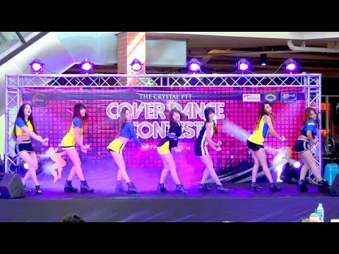 150927 AngelPluz cover AOA - Heart Attack + Like A Cat + Confused @Crystal Cover Dance Contest