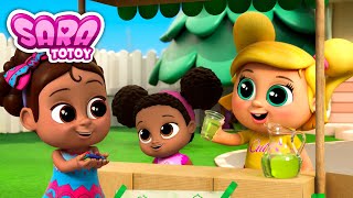 Desenho Educativo Infantil – Sara Está Brincando de Lojinha com Suas Irmãs!