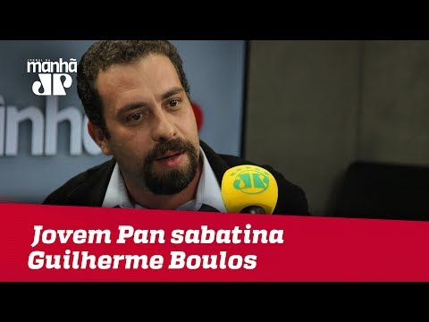 Eleições 2018 - Jovem Pan sabatina Guilherme Boulos