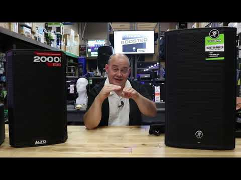 How To setup Powered Speaker Inputs, Line Level Vs Gain Setting ( Mackie vs ALTO ) QD002 / 20200807