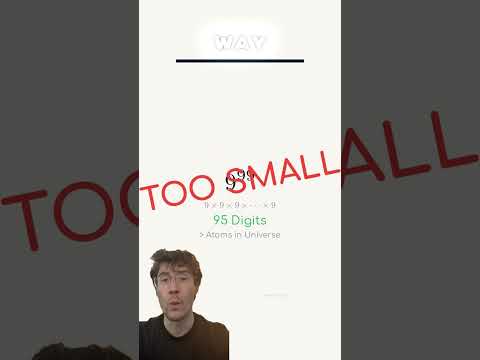 Video Thumbnail: What is the largest number you can create with 3 9's? Comment below