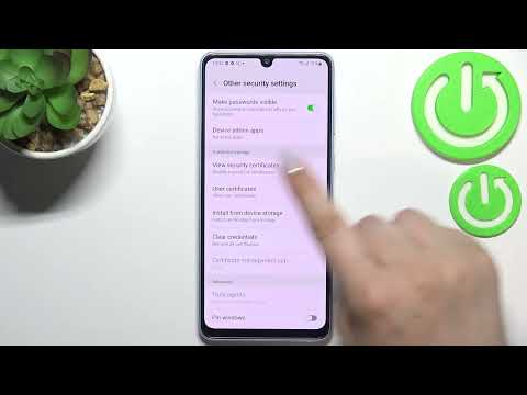How to Clear Credentials in SAMSUNG Galaxy A33 – Remove Certificates
