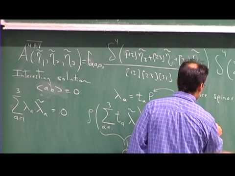 Freddy Cachazo - Introduction to On-shell Diagrams, Part I