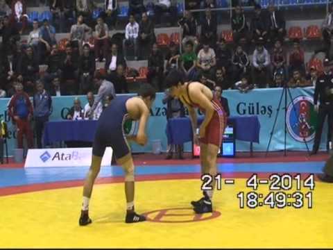AWFCUP2014 / Mahammad Hasanzade - Panah Ilyasli - FS cadet 63 kg gold medal match