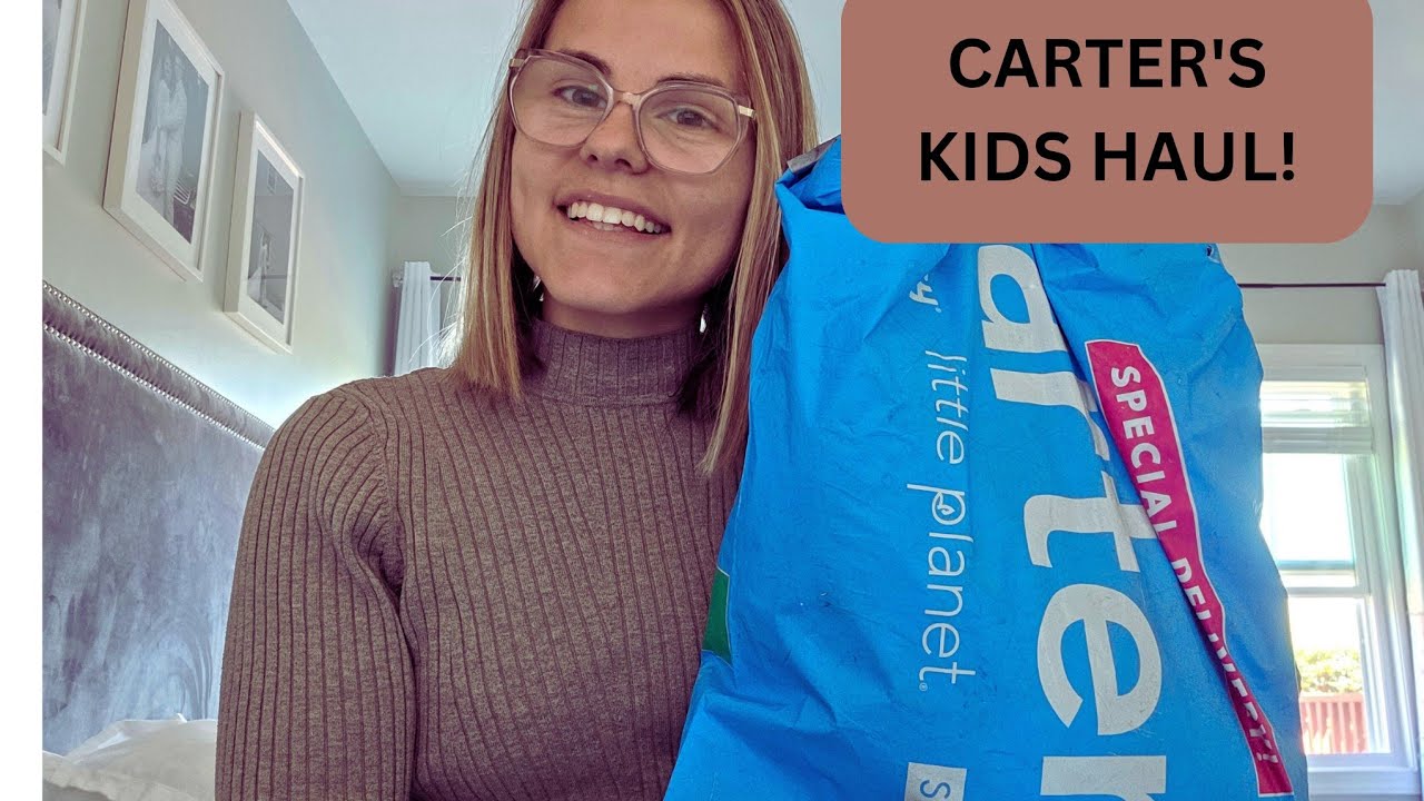 Carter's Clothing Haul! {cutest spring pjs} #haul #clothinghaul #carters #spring #jesuslovesyou