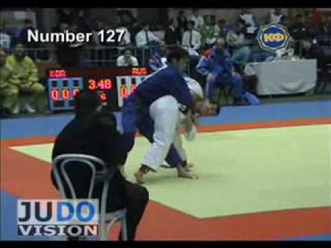 JUDO 2004 Super World Cup: Gui-Man Bang (KOR) - Kazbek Tsagaraev (RUS)