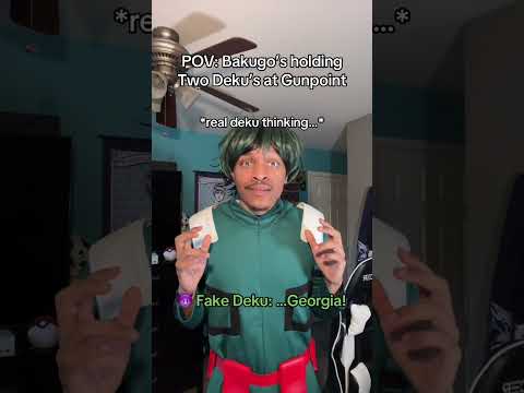 POV: Bakugo bedroht zwei Dekus mit einer Waffe… #mha #myheroacademia #cringe #comedy #funny