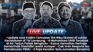 LIVE UPDATE: 194 Ribu Butir Ektasi di Mobil yang Laka, Mahasiswa UNIB Terjebak di Air Terjun Paliak