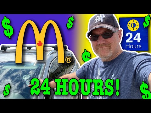 24 Stunden bei McDonald’s leben (Stealth Camping)
