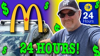 Living at McDonald’s for 24 Hours (Stealth Camping)