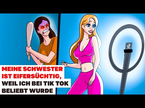 Meine Schwester ist eifersüchtig, Weil ich bei TIK TOK beliebt wurde | Animierte Geschichte