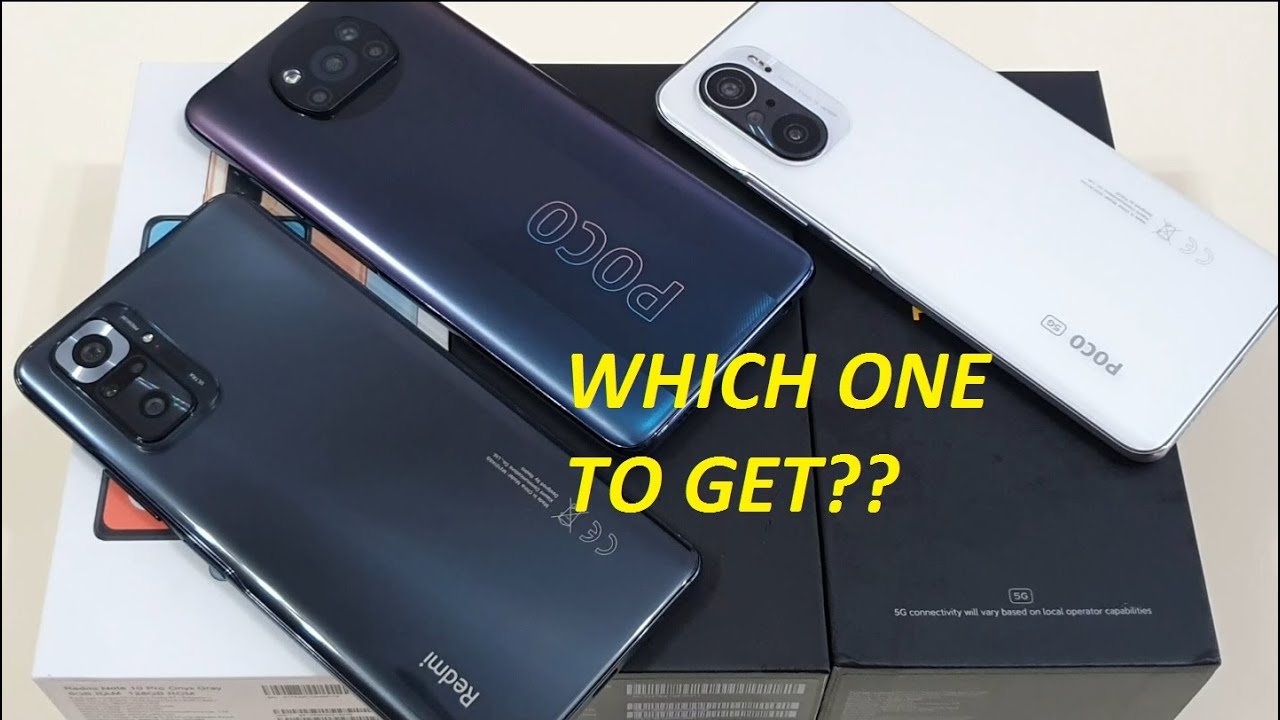 POCO F3 / POCO X3 Pro / Xiaomi Redmi Note 10 Pro. Which One Should You Get? My Simple Guide.